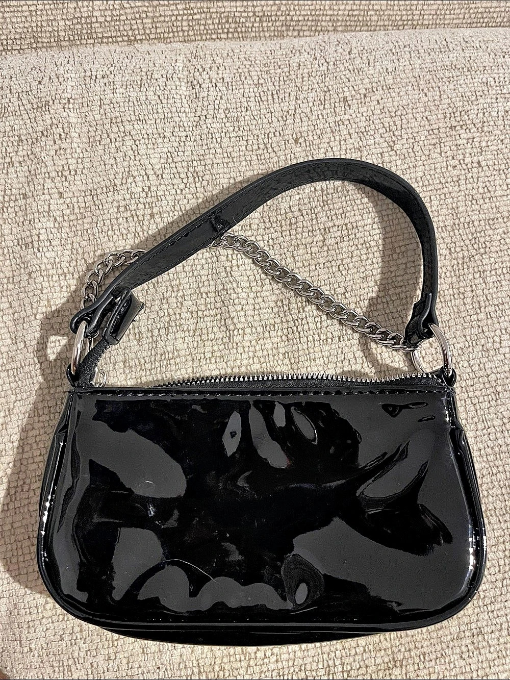 COLE Haan Black Patent Shoulder Bag Like New